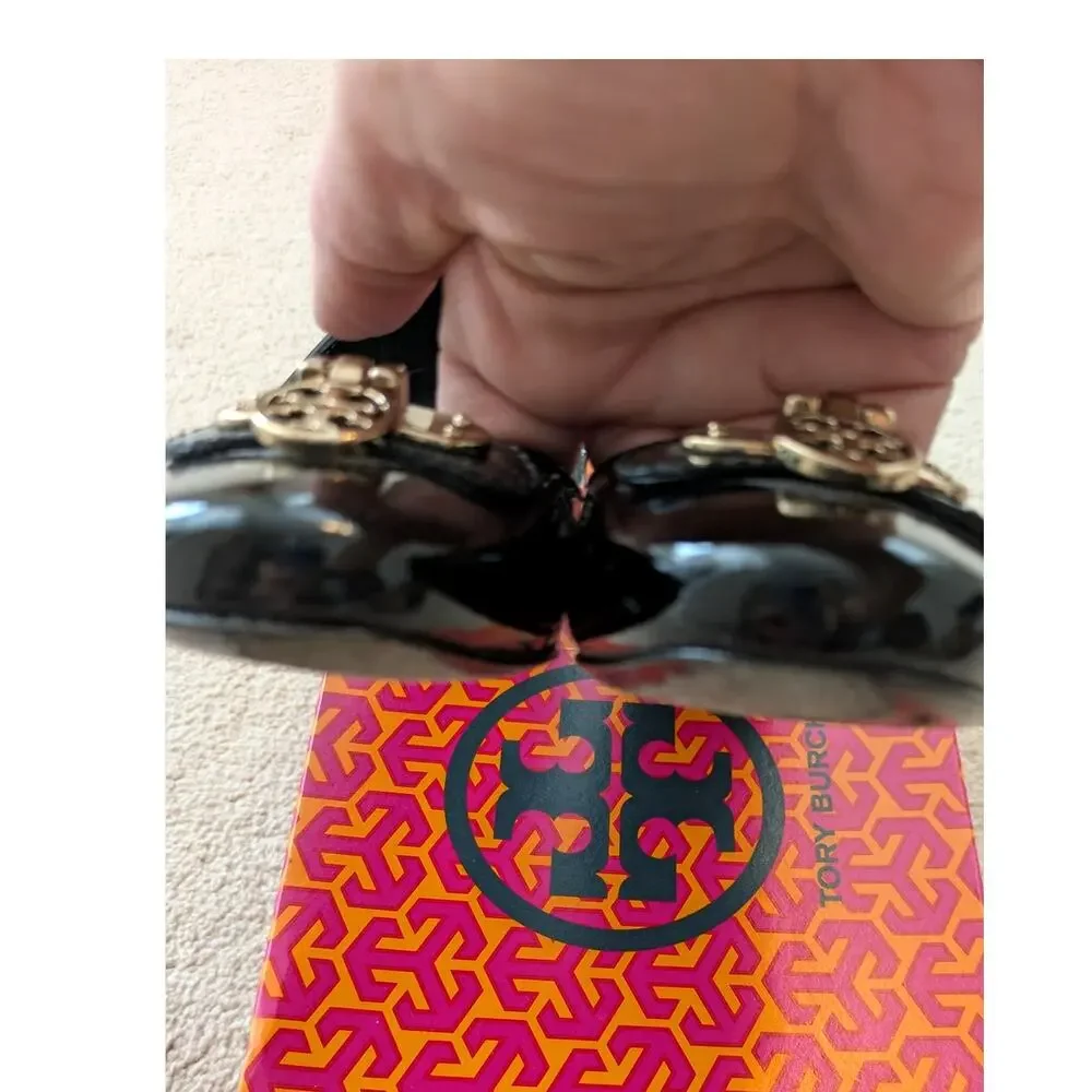 Women's Tory Burch Black Patent Leather Pumps
